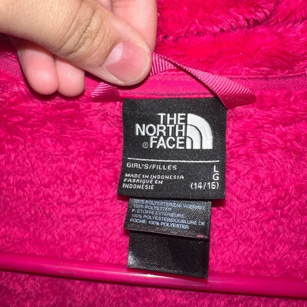 The North Face Girls Osito Fleece Pink Jacket - Picture 5 of 5